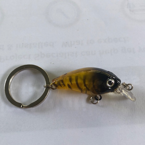Small Fishing Lure Key Chain - Picture 2 of 3
